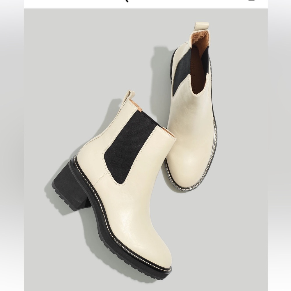 New Madewell Women’s Carina Platform Chelsea Boot in Harvest Moon‎